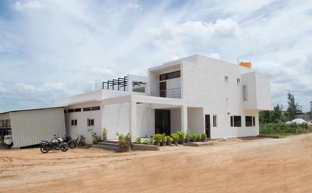 Factory and office exterior at Rishi Minerals