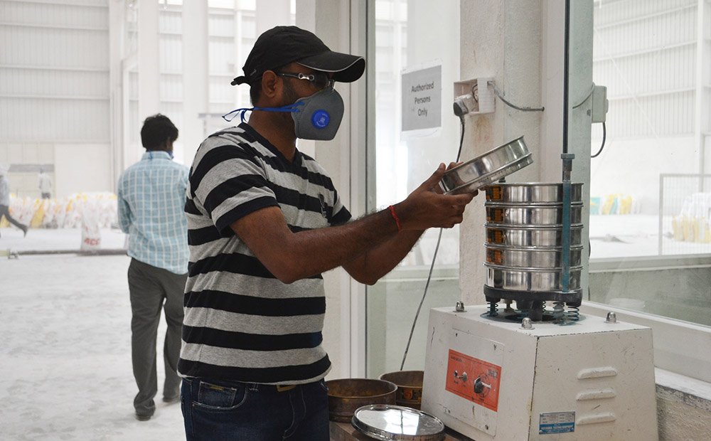 Parametric testing equipment in the Rishi Minerals R&D lab